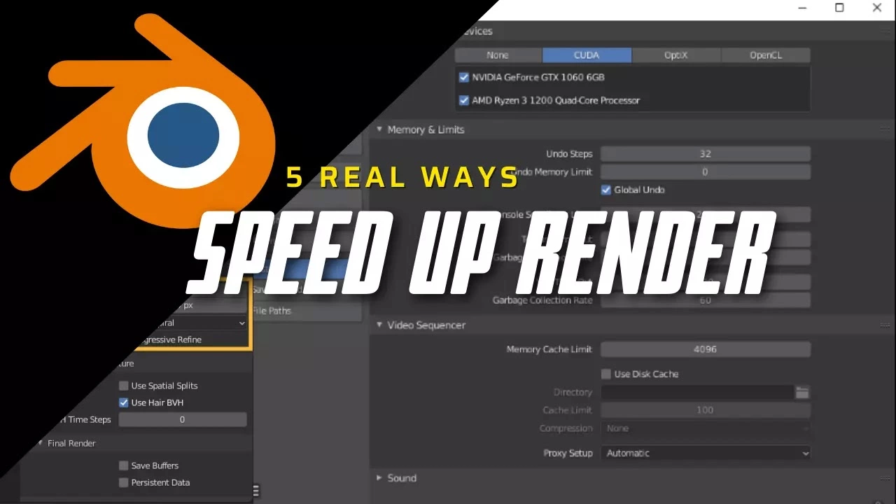 5 Best way to render in Blender