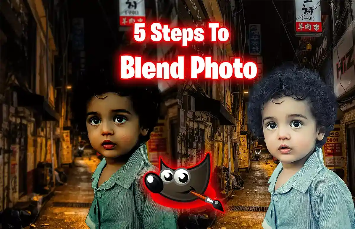 4 Steps To Blend Photo in GIMP