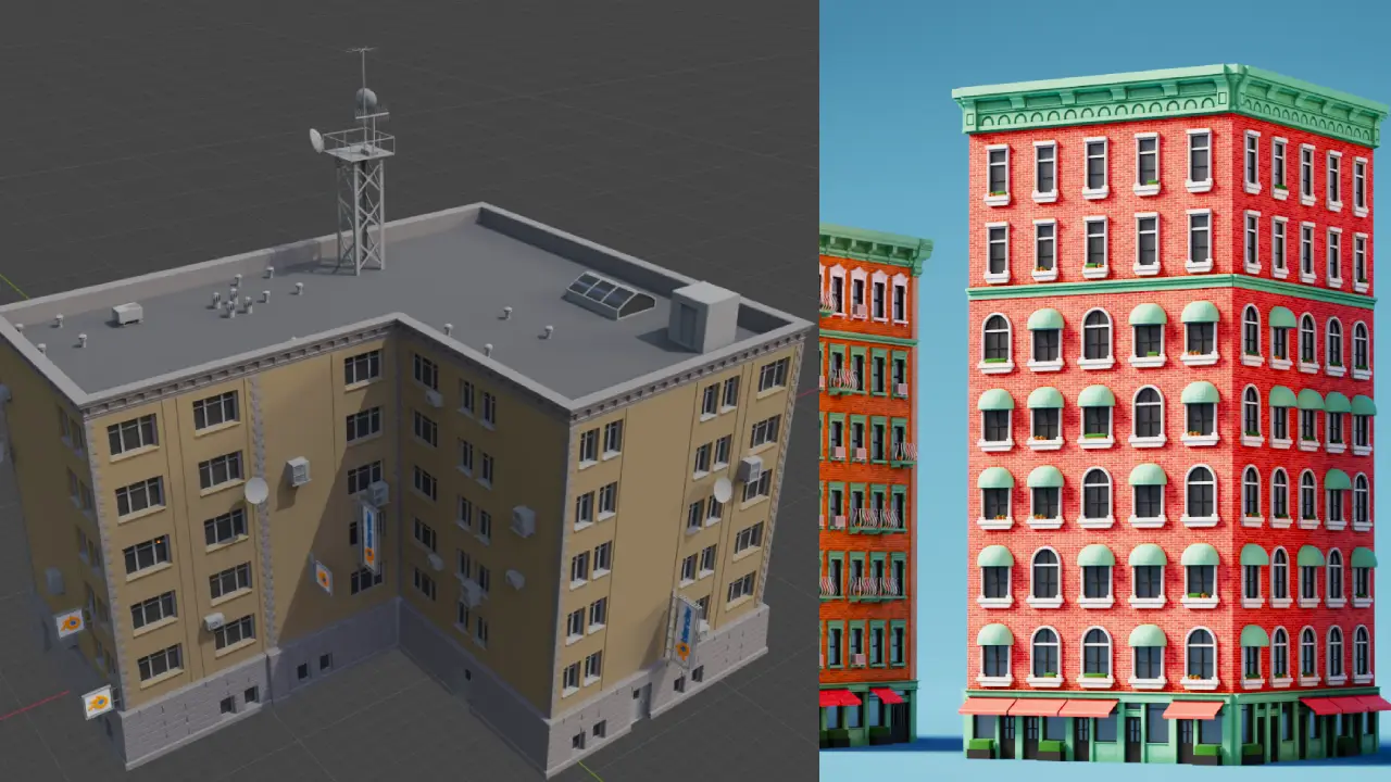 4 Best Building Generator For Blender (Free & Paid)